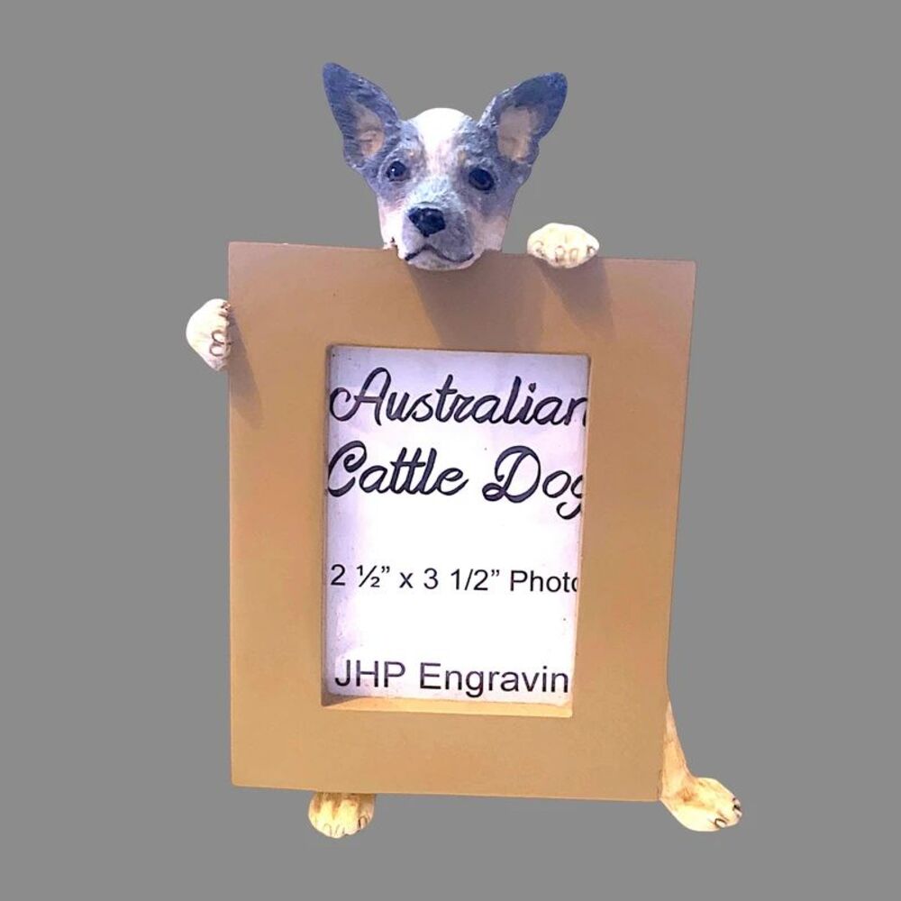 Vintage Australian Cattle Dog Photo Frame